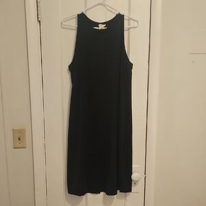 Chic Black Sleeveless Midi Dress